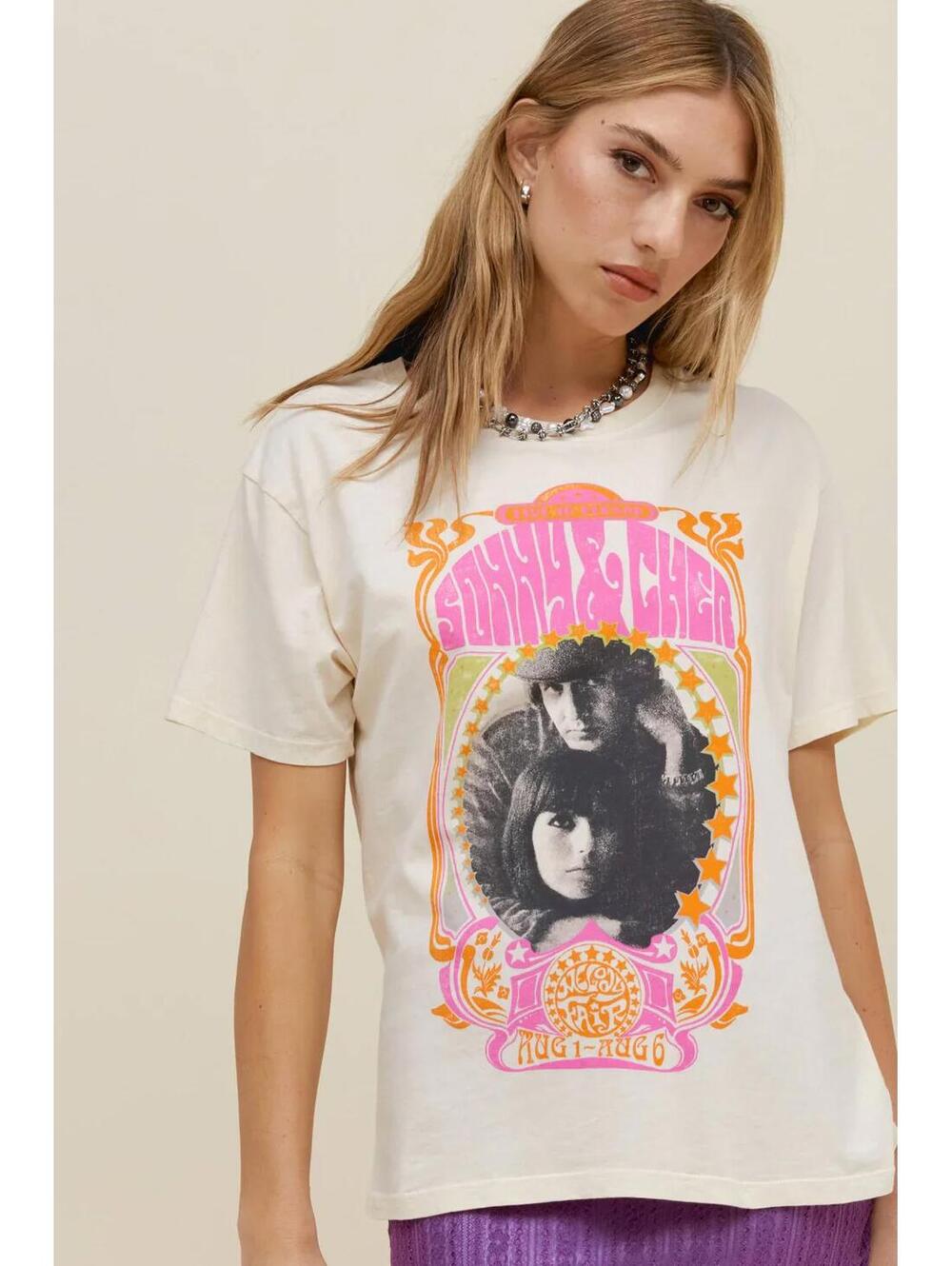 Daydreamer Sonny & Cher Melody Fair Tee (S)